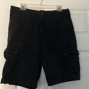 Aeropostale Men's black Cargo Shorts